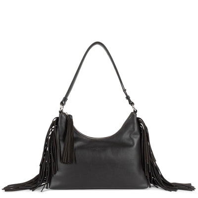 sac hobo - country fringe #couleur_marron