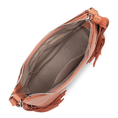 sac hobo - country fringe #couleur_terracotta