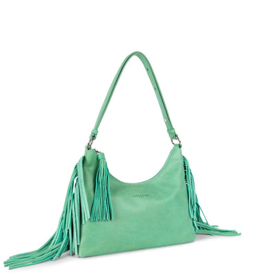 sac hobo - country fringe #couleur_turquoise