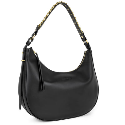 grand sac hobo - aria #couleur_noir