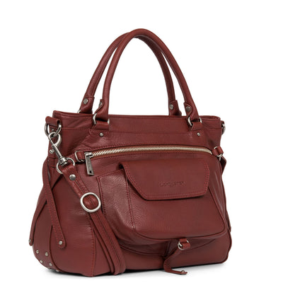 sac à main - soft vintage nova #couleur_bordeaux